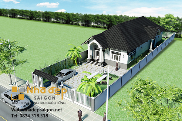 mẫu nhà cấp 4 hợp phong thủy
