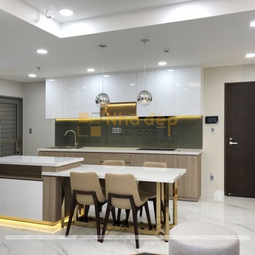 Hoàn thiện căn hộ D8-04 Hưng Phúc do Nhà Đẹp Sài Gòn thi công