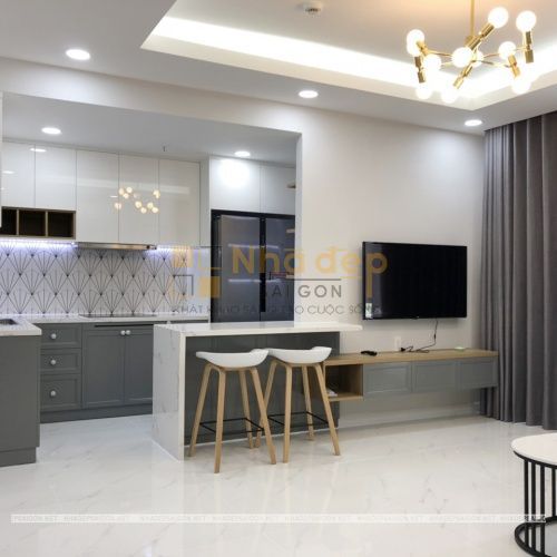 Hoàn thiện căn hộ A2-39.08 Vinhome Ba Son do Nhà Đẹp Sài Gòn thi công