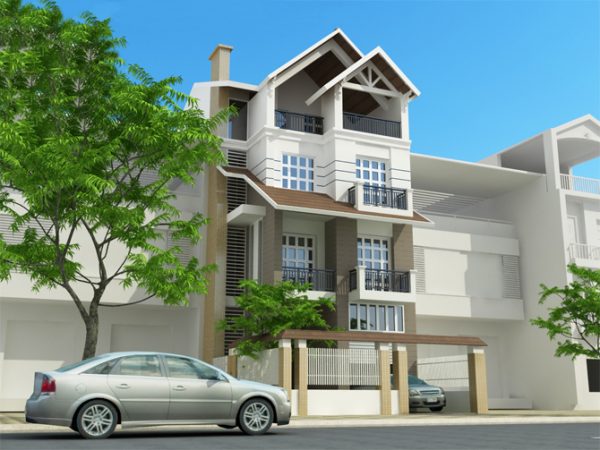 thiết kế thi công nhà phố