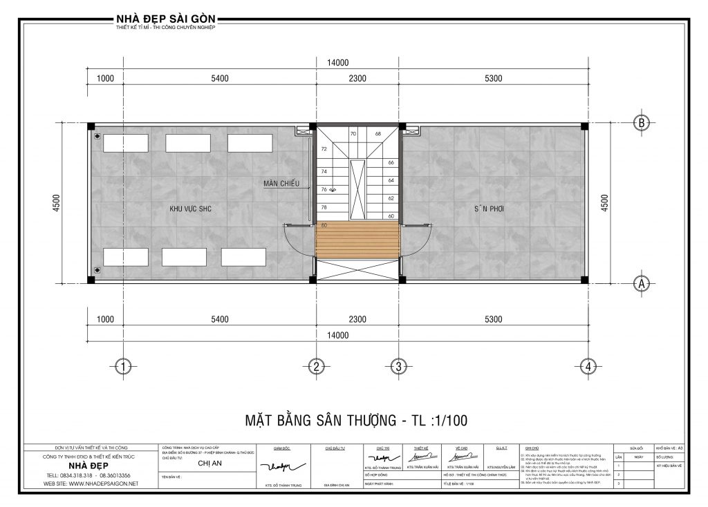 Phần sân thượng