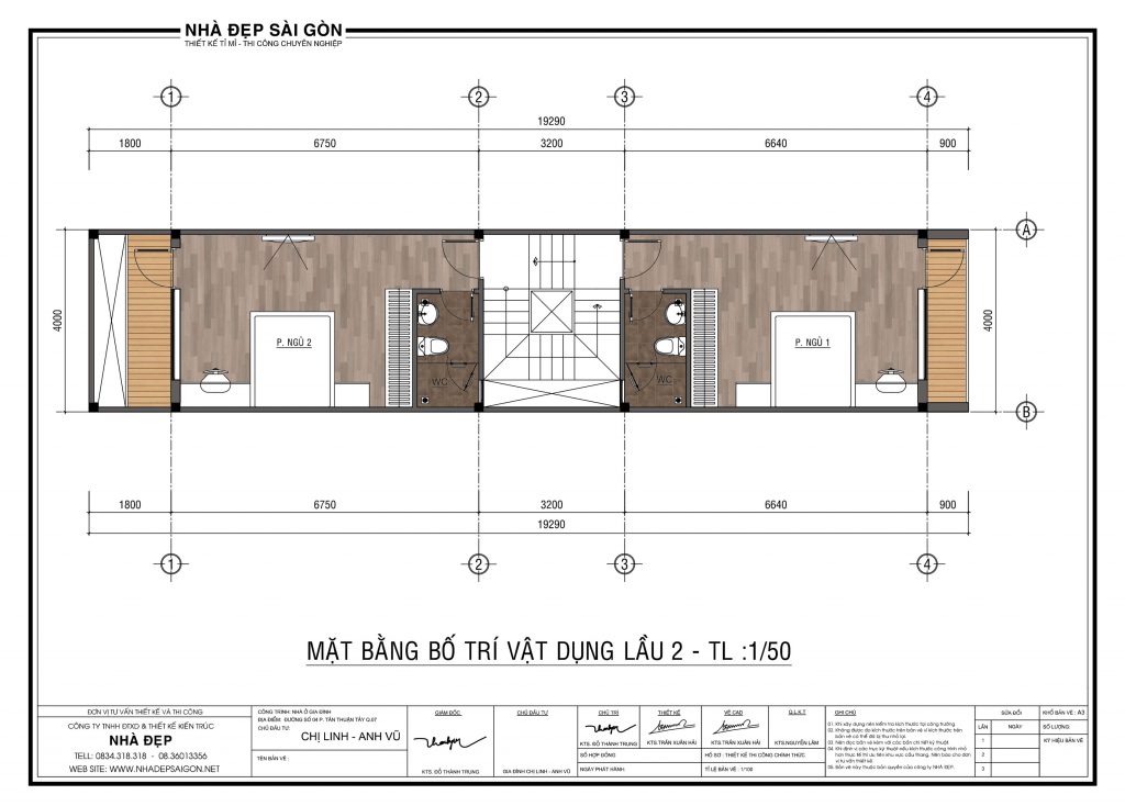 Nhà phố 4x20 lệch tầng