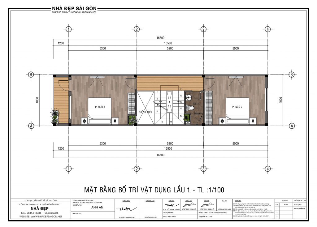 Thiết kế nhà 4x18 