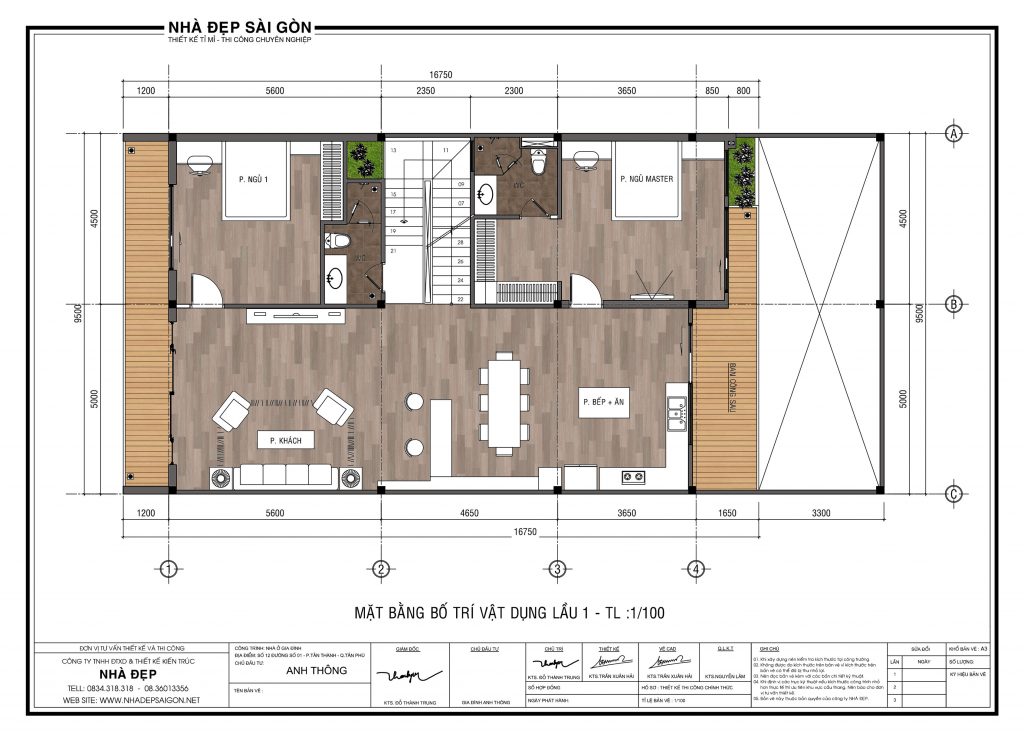 nhà biệt thự phố 9.5x18