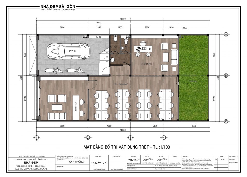 nhà biệt thự phố 9.5x18