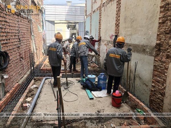 Thi công nhà phố Quận 8 – thi công phần hoàn thiện