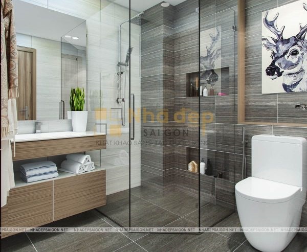 không gian phòng wc