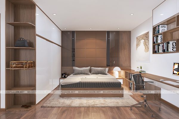 Mẫu nhà 5x8 – không gian lầu 2