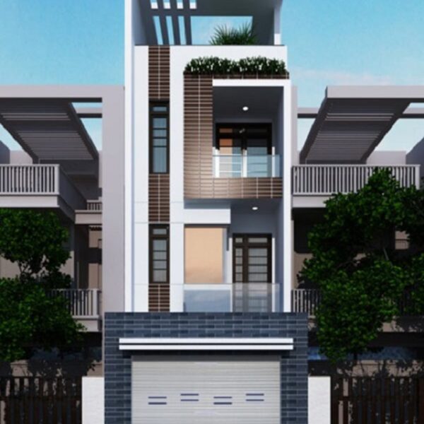 Mẫu nhà 6x18 - Nhà mặt phố kết hợp kinh doanh và ở