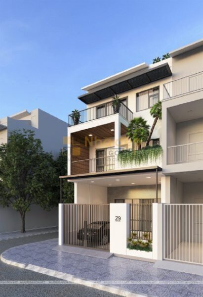 Mặt tiền của mẫu nhà 7x16