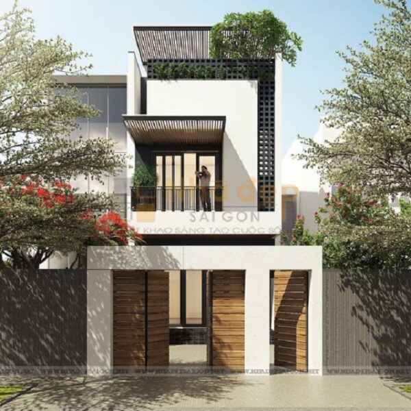 Mẫu nhà hiện đại – mẫu 2