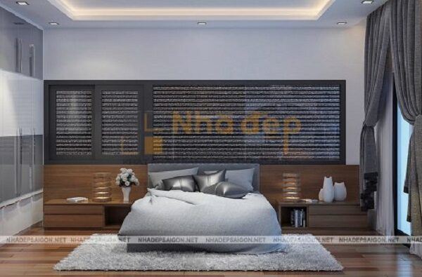 Mẫu nhà 8x12 - Mẫu phòng ngủ thứ 3