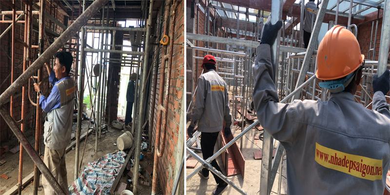 thi công dầm, sàn