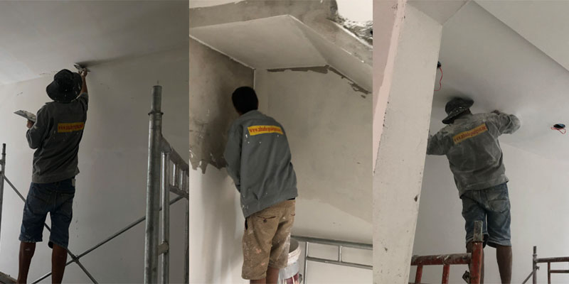 Công tác sơn bả