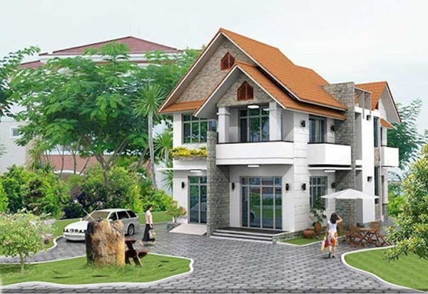 Thi công nhà phố huyện Củ Chi - Thiết kế đơn giản và pha chút cổ điển