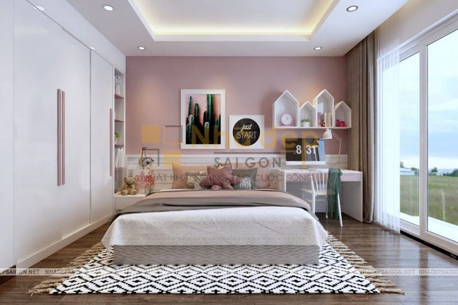 Tận dụng không gian nhỏ, trang trí phòng ngủ hiện đại giúp bạn có một không gian thư giãn tuyệt vời. Sử dụng đèn led mỏng và hệ thống tủ âm tường, không gian sinh hoạt được tối ưu hóa để đáp ứng tất cả nhu cầu của bạn. Hãy xem hình ảnh liên quan để biết thêm chi tiết.