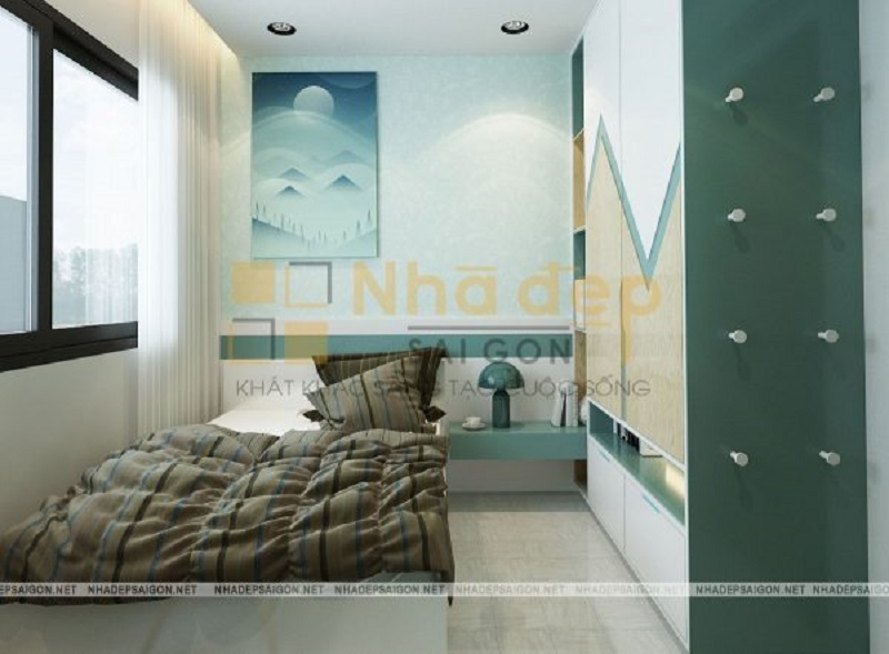 Những chậu hoa tươi hoặc chậu hoa giả đều có thể sử dụng để trang trí phòng ngủ