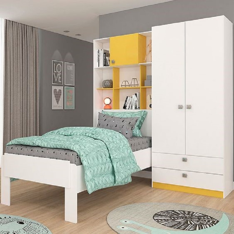 Sử dụng tranh treo tường cũng là một ý tưởng hay để decor phòng ngủ nhỏ