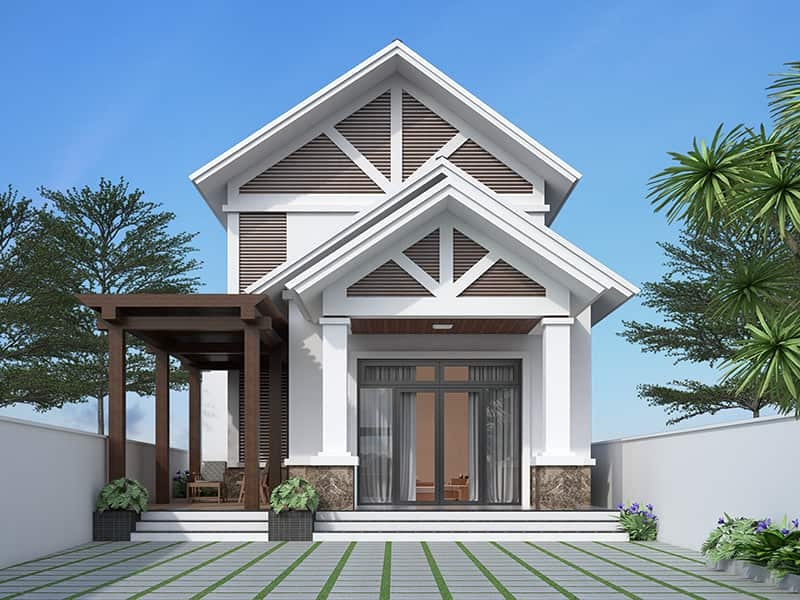 Nhà cấp 4 có gác lửng