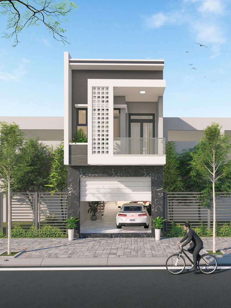 Nhà ống 2 tầng