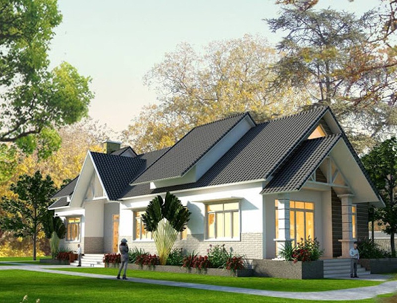 Nhà vườn đẹp mẫu 5