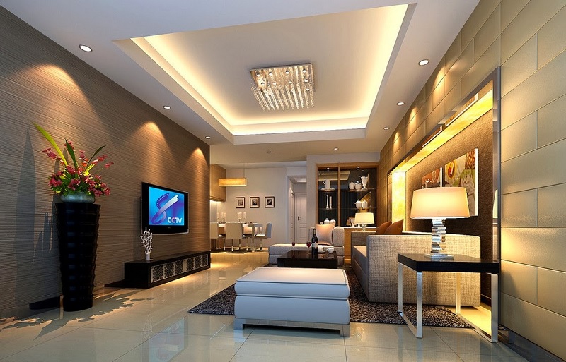 Mẫu phòng khách nhà ống 4m được ưa chuộng