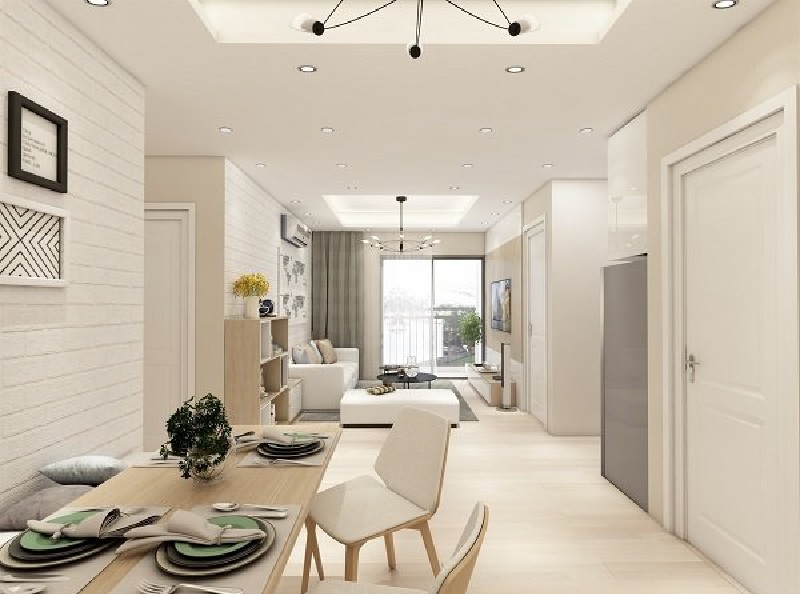 Mẫu thiết kế nội thất nhà 70m2 đẹp