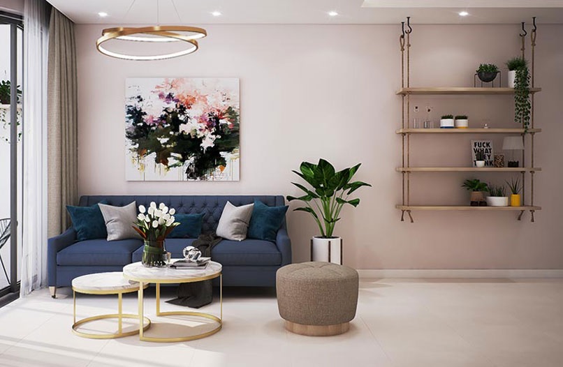 Mẫu thiết kế nội thất nhà 70m2 đẹp