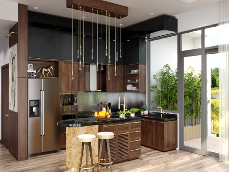 Mẫu nhà bếp nhỏ đẹp đơn giản số 2