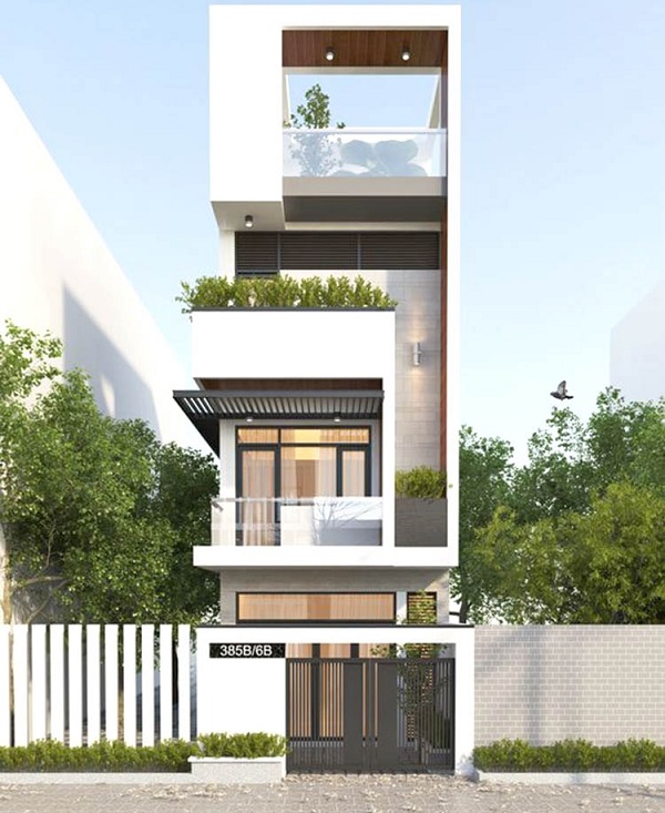 Mẫu thiết kế nhà phố 5m đẹp nhất kiểu 16