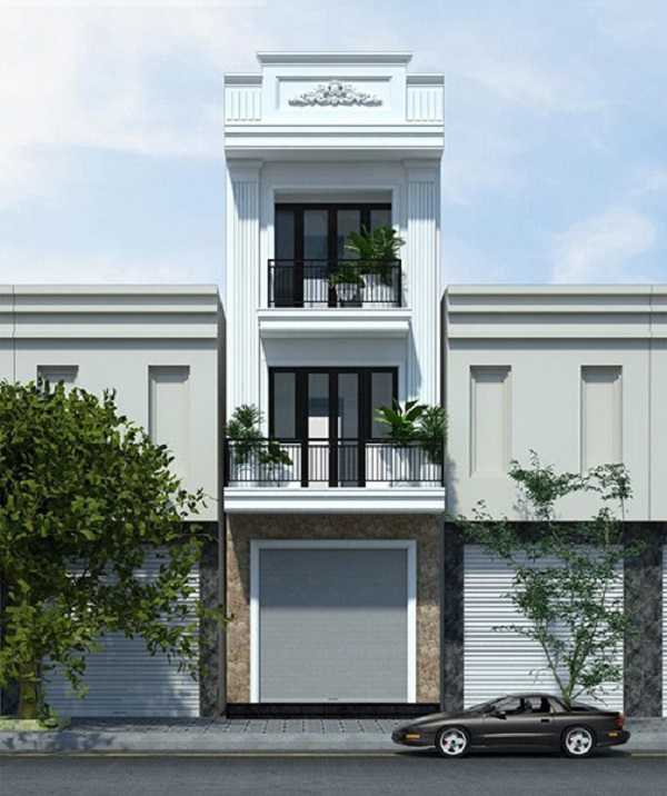 Mẫu thiết kế nhà phố 5m đẹp nhất kiểu 19