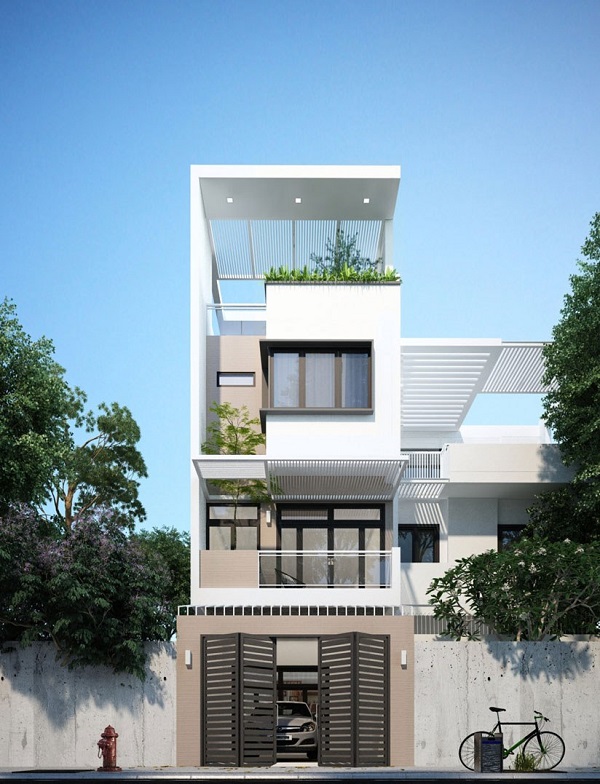 Mẫu thiết kế nhà phố 5m đẹp nhất kiểu 5