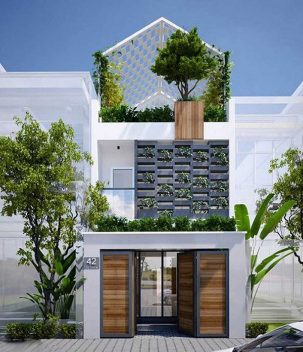 Mẫu thiết kế nhà phố 5m đẹp nhất kiểu 8