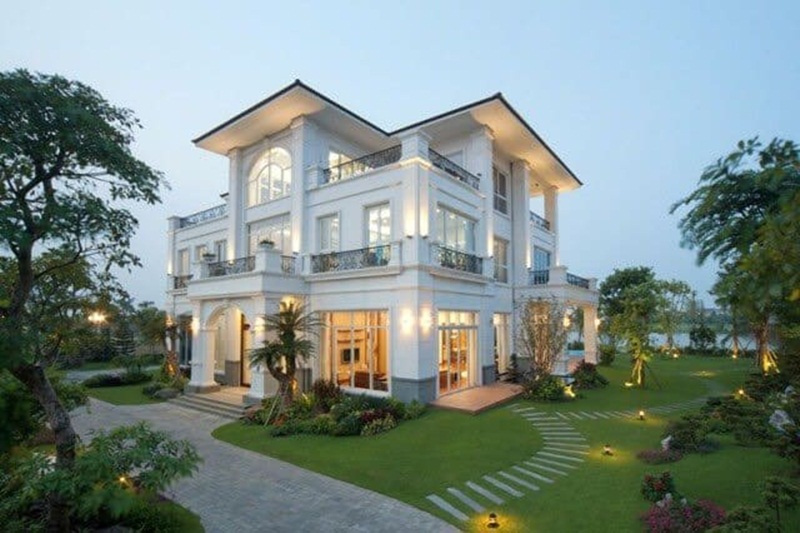 Mẫu nhà kiểu Anh trang nhã, tinh tế