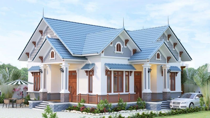 Biệt thự nhà vườn mái thái