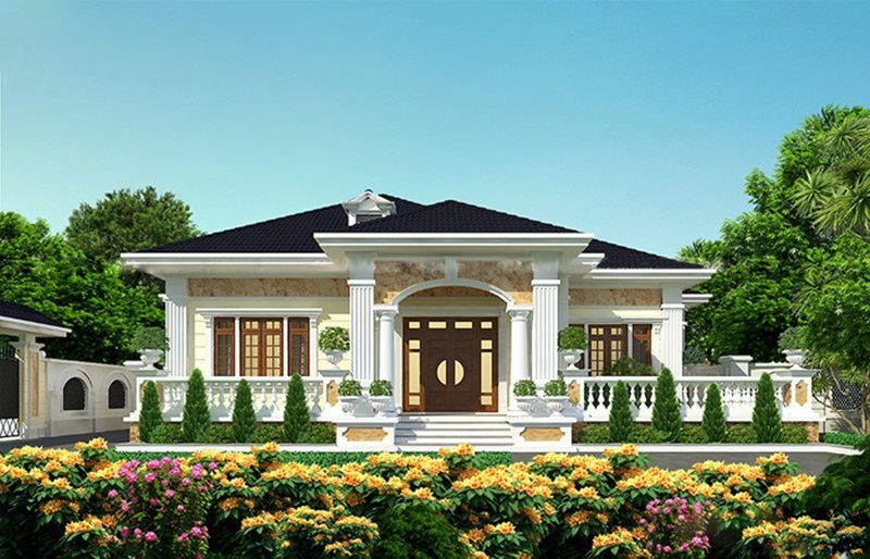 Mẫu nhà mái vòm mang tính hiếu khách, cởi mở