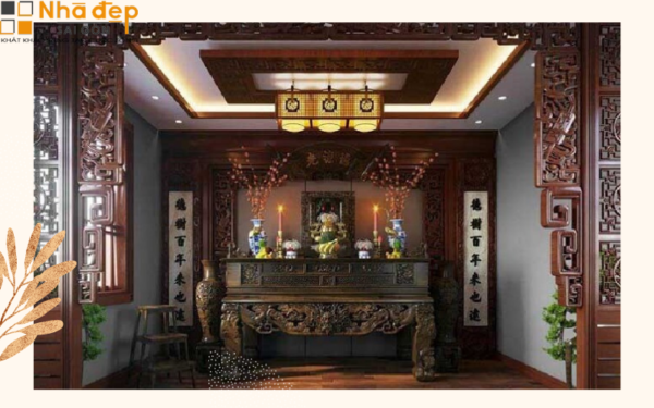Phòng thờ nơi thờ cúng linh thiêng của gia đình