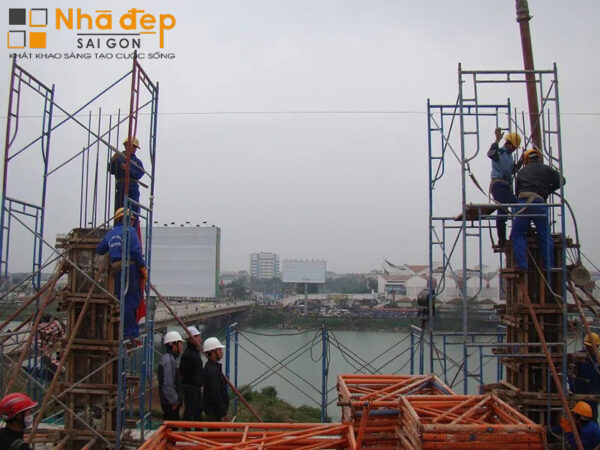 Máy móc trang thiết bị để phục vụ cho việc đổ bê tông