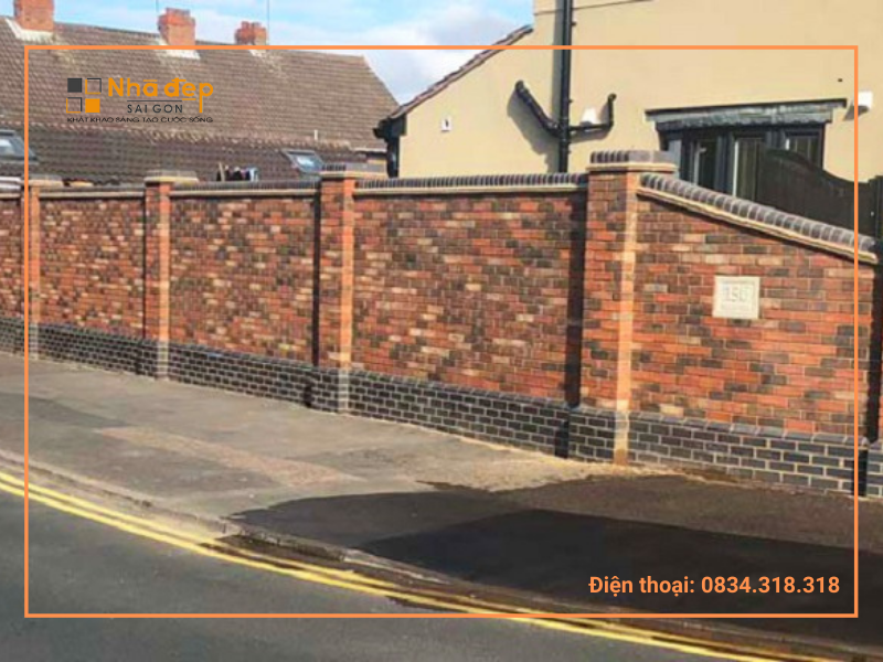 kỹ thuật xây tường rào với chiều cao tường là bao nhiêu?