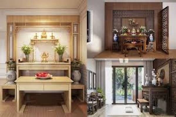 Chiều cao bàn thờ treo tường Chiều cao bàn thờ treo tường