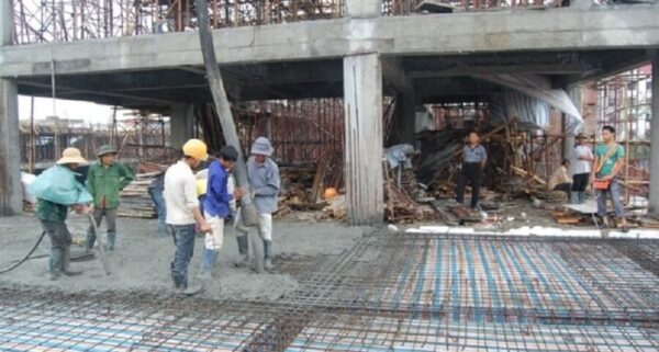 Cách đổ bê tông đúng kỹ thuật