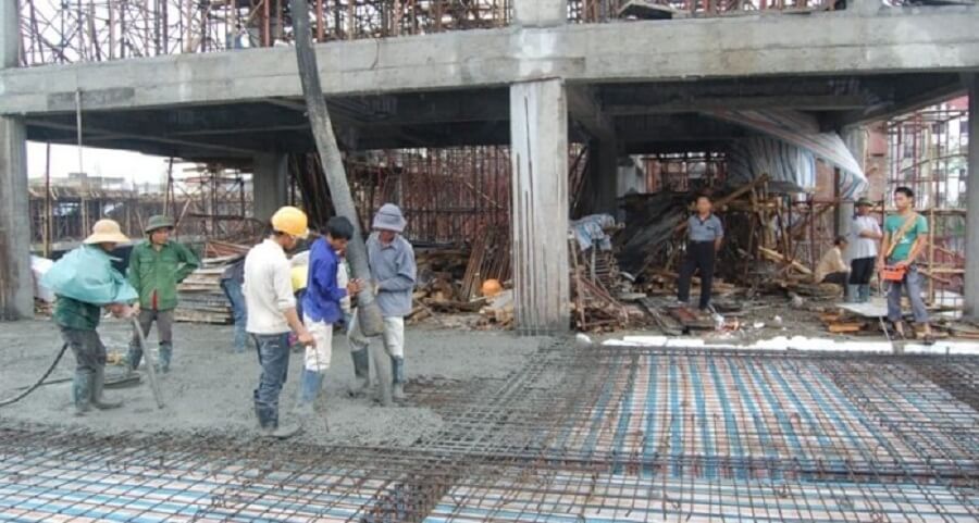 Cách đổ bê tông đúng kỹ thuật Cách đổ bê tông đúng kỹ thuật