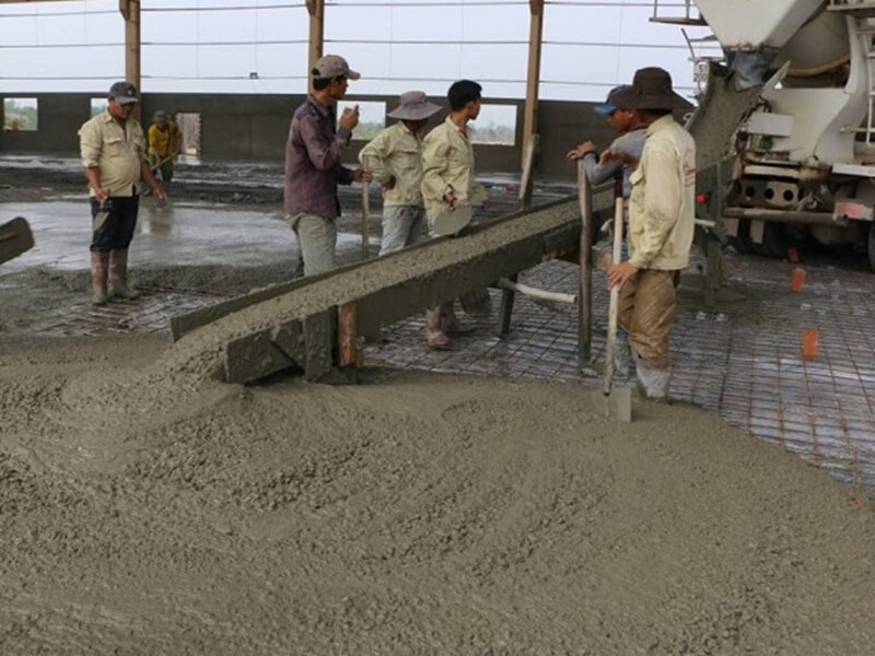 Quy trình đổ bê tông đạt chuẩn