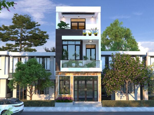 Nhà ở hình tròn và hình chữ nhật